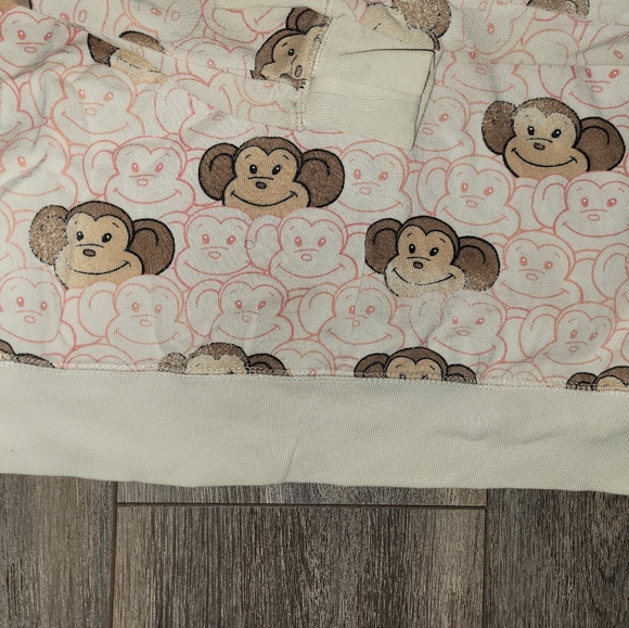 Aéropostale Printed Monkey Zip Hoodie - Picture 5 of 7